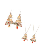 Christmas Tree Earrings Trendy Jewelry for Thanksgiving Festive Party Favors