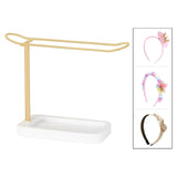 Maxbell Headband Holder Portable Headband Storage Rack for Bracelet Bangles Birthday