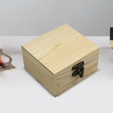 Wooden Jewelry Box Desktop Jewelry Storage Box for Rings Bracelets Necklaces Wood