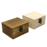 Wooden Jewelry Box Desktop Jewelry Storage Box for Rings Bracelets Necklaces Wood