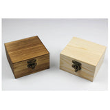 Wooden Jewelry Box Desktop Jewelry Storage Box for Rings Bracelets Necklaces Wood