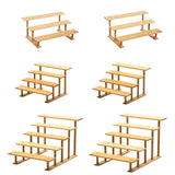 Display Riser Multi Tiers Riser Display Shelf for Figurines Dolls Sculptures 3 Tier 33 cm