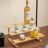 Display Riser Multi Tiers Riser Display Shelf for Figurines Dolls Sculptures 3 Tier 33 cm