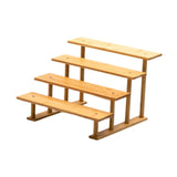 Maxbell Display Riser Multi Tiers Riser Display Shelf for Figurines Dolls Sculptures 4 Tier 33 cm