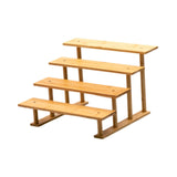 Maxbell Display Riser Multi Tiers Riser Display Shelf for Figurines Dolls Sculptures 4 Tier 33 cm