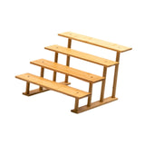 Maxbell Display Riser Multi Tiers Riser Display Shelf for Figurines Dolls Sculptures 4 Tier 33 cm