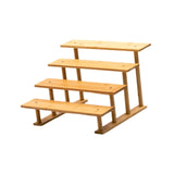 Maxbell Display Riser Multi Tiers Riser Display Shelf for Figurines Dolls Sculptures 4 Tier 33 cm