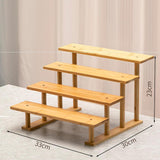 Display Riser Multi Tiers Riser Display Shelf for Figurines Dolls Sculptures 4 Tier 40 cm