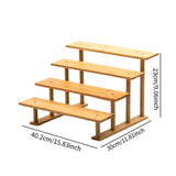 Display Riser Multi Tiers Riser Display Shelf for Figurines Dolls Sculptures 4 Tier 40 cm