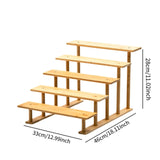 Display Riser Multi Tiers Riser Display Shelf for Figurines Dolls Sculptures 5 Tier 33 cm