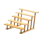 Display Riser Multi Tiers Riser Display Shelf for Figurines Dolls Sculptures 5 Tier 33 cm