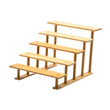 Maxbell Display Riser Multi Tiers Riser Display Shelf for Figurines Dolls Sculptures 5 Tier 40 cm
