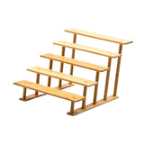 Maxbell Display Riser Multi Tiers Riser Display Shelf for Figurines Dolls Sculptures 5 Tier 40 cm