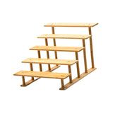Maxbell Display Riser Multi Tiers Riser Display Shelf for Figurines Dolls Sculptures 5 Tier 40 cm