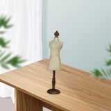 Maxbell Body Necklace Display Stand Vintage Style Model for Counter Desktop Showcase Tall