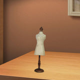Maxbell Body Necklace Display Stand Vintage Style Model for Counter Desktop Showcase Tall