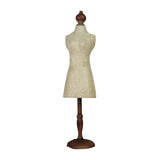 Maxbell Body Necklace Display Stand Vintage Style Model for Counter Desktop Showcase Tall