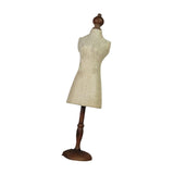 Maxbell Body Necklace Display Stand Vintage Style Model for Counter Desktop Showcase Tall