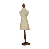 Maxbell Body Necklace Display Stand Vintage Style Model for Counter Desktop Showcase Tall