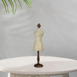 Maxbell Body Necklace Display Stand Vintage Style Model for Counter Desktop Showcase Tall