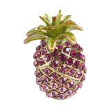 Maxbell Pineapple Trinket Box Decor Pineapple Decorative Box for Charm Rings Earring Pink