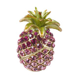 Maxbell Pineapple Trinket Box Decor Pineapple Decorative Box for Charm Rings Earring Pink