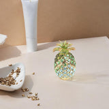 Maxbell Pineapple Trinket Box Decor Pineapple Decorative Box for Charm Rings Earring Green