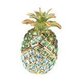 Maxbell Pineapple Trinket Box Decor Pineapple Decorative Box for Charm Rings Earring Green