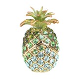 Maxbell Pineapple Trinket Box Decor Pineapple Decorative Box for Charm Rings Earring Green