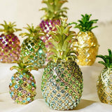 Maxbell Pineapple Trinket Box Decor Pineapple Decorative Box for Charm Rings Earring Green