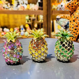Maxbell Pineapple Trinket Box Decor Pineapple Decorative Box for Charm Rings Earring Green