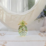 Maxbell Pineapple Trinket Box Decor Pineapple Decorative Box for Charm Rings Earring Green
