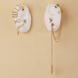 Maxbell 7x Ear Clip Earrings Trendy Bohemian Decor Charms for Wedding Prom Halloween