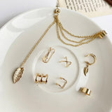Maxbell 7x Ear Clip Earrings Trendy Bohemian Decor Charms for Wedding Prom Halloween