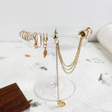 Maxbell 7x Ear Clip Earrings Trendy Bohemian Decor Charms for Wedding Prom Halloween