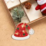 Christmas Brooch Pin Fashion Xmas Decoration Elegant Corsage Lapel Pin Badge Christmas Hat