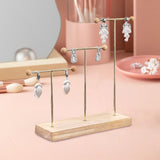 Maxbell Earring Display Stand Jewelry Display Stand for Selling Tabletop T Bar Stand 3 Laywer