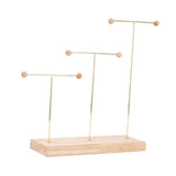 Maxbell Earring Display Stand Jewelry Display Stand for Selling Tabletop T Bar Stand 3 Laywer