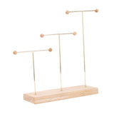 Maxbell Earring Display Stand Jewelry Display Stand for Selling Tabletop T Bar Stand 3 Laywer
