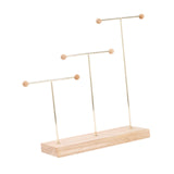 Maxbell Earring Display Stand Jewelry Display Stand for Selling Tabletop T Bar Stand 3 Laywer