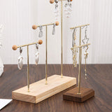 Maxbell Earring Display Stand Jewelry Display Stand for Selling Tabletop T Bar Stand 3 Laywer