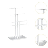 Maxbell Jewelry Organizer Stand Desktop Base Bracelet Necklace Display Storage