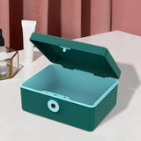 Maxbell Jewelry Box with Fingerprint Lock Jewelry Casket for Party Holidays Bathroom Single Layer Green