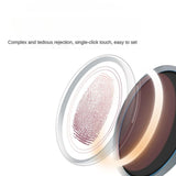 Maxbell Jewelry Box with Fingerprint Lock Jewelry Casket for Party Holidays Bathroom Single Layer Green