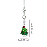 Christmas Phone Charm Christmas Tree Creative Hanging Ornament Phone Pendant