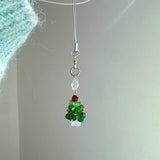 Christmas Phone Charm Christmas Tree Creative Hanging Ornament Phone Pendant