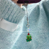 Christmas Phone Charm Christmas Tree Creative Hanging Ornament Phone Pendant