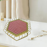 Maxbell Rings Display Tray Showcase Props Ear Studs Organizer for Dresser Store Shop Pink