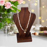 Wooden Necklace Holder Pendant Chain Display Bust for Selling Showcase Gifts