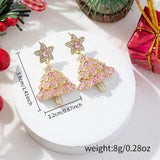 Christmas Tree Earrings for Valentines Day Gifts for Her Graduation Birthday Style A